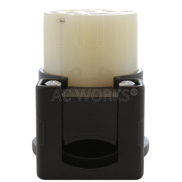Ac Works NEMA L21-20R 20A 3-Phase 120/208V 3PY, Elbow 5-Wire Locking Female Connector UL, C-UL Approval - ASEL2120R