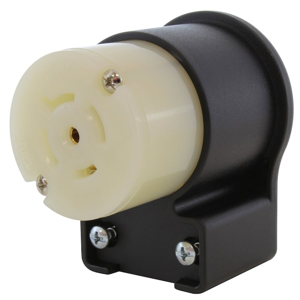 Ac Works NEMA L21-20R 20A 3-Phase 120/208V 3PY, Elbow 5-Wire Locking Female Connector UL, C-UL Approval - ASEL2120R