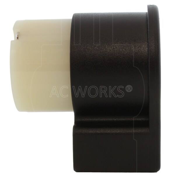 Ac Works NEMA L16-20R 3-Phase 20A 480V 4-Prong Elbow Locking Female Connector with UL, C-UL Approval - ASEL1620R