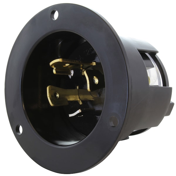 Ac Works 30-Amp 125/250-Volt L14-30P Power Input Inlet UL and C-UL Listed - ASINL1430P