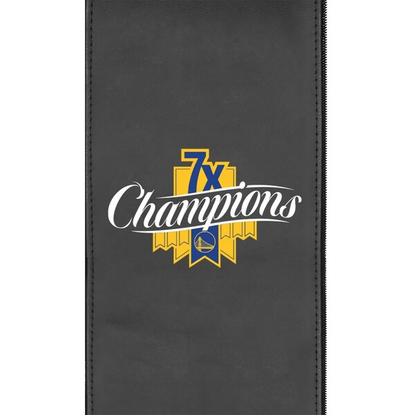 Dreamseat Bar Stool 500 with Golden State Warriors 7X Champions Logo, 2PK - XZ500BSDBLK-PSNBA32126A