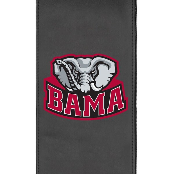 Dreamseat Bar Stool 500 with Alabama Crimson Tide Bama Logo, 2PK - XZ500BSDBLK-PSCOL12073A