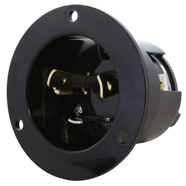 Ac Works 30-Amp 125-Volt L5-30P Power Input Inlet UL and C-UL Listed - ASINL530P