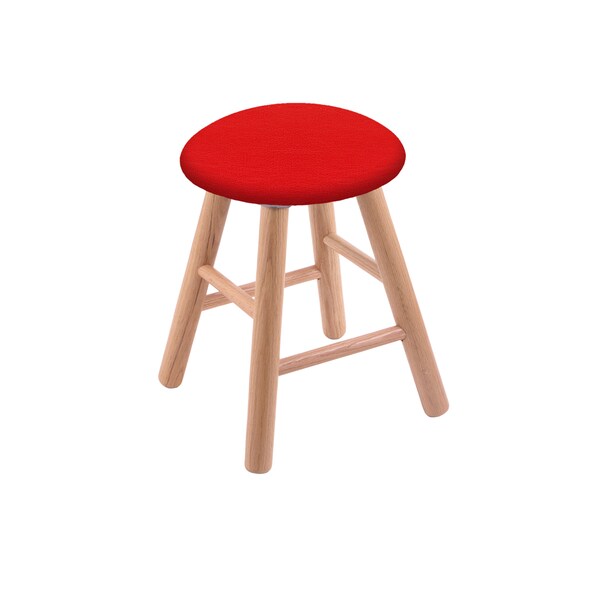 Holland Bar Stool Co Oak Vanity Stool, Natural Finish, Graph Chalice Seat - RC18OSNAT011