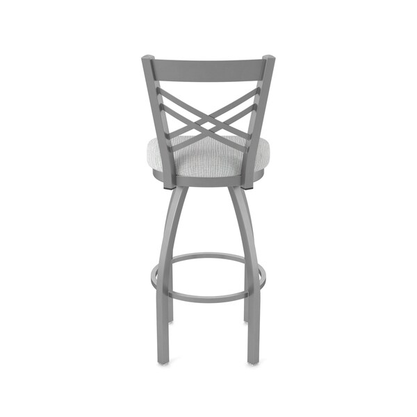 Holland Bar Stool Co 820 Catalina Stainless Steel 36in Swivel Bar Stool with Graph Alpine Seat - 82036SS020