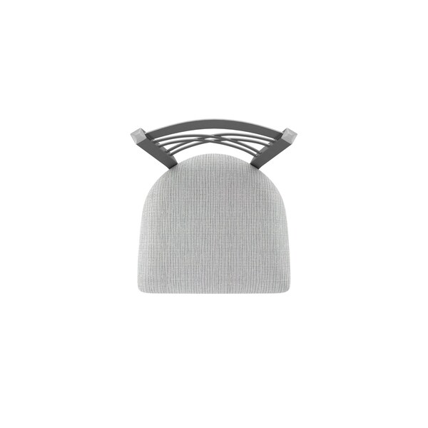 Holland Bar Stool Co 820 Catalina Stainless Steel 36in Swivel Bar Stool with Graph Alpine Seat - 82036SS020