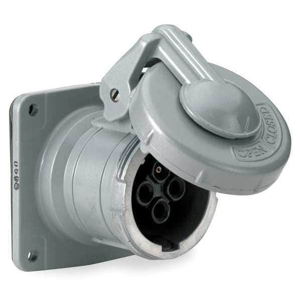 Hubbell Pin and Sleeve Receptacle, 60A, 600VAC - HBL360RS2W