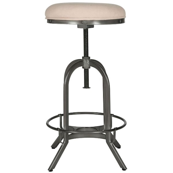 Safavieh Wildomar Stool- Beige - 24 X 15.8 X 15.8 In. - FOX6226C