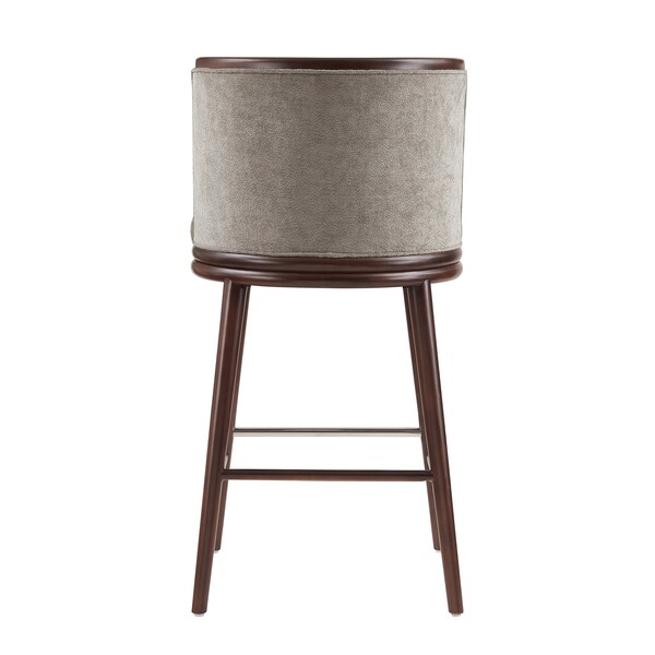 Manhattan Comfort Evalyn Barstool in Dove - Set of 3 - 3-BS024-DO