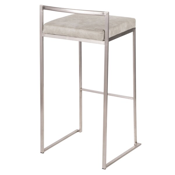 Lumisource Fuji Stacker Barstool - Set of 2 PR - B30-FUJI LGY2