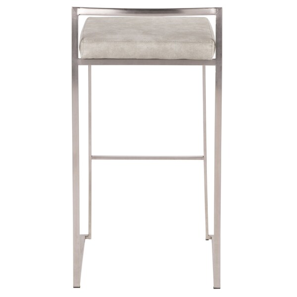 Lumisource Fuji Stacker Barstool - Set of 2 PR - B30-FUJI LGY2