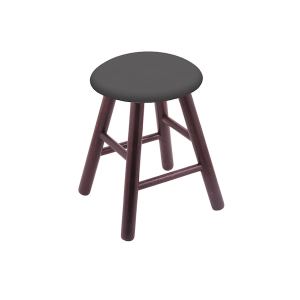 Holland Bar Stool Co Oak Vanity Stool, Dark Cherry Finish, Canter Saddle Seat - RC18OSDC004