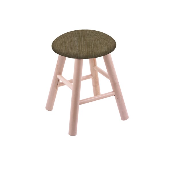 Holland Bar Stool Co Maple Vanity Stool, Natural Finish, Rein Coffee Seat - RC18MSNAT017