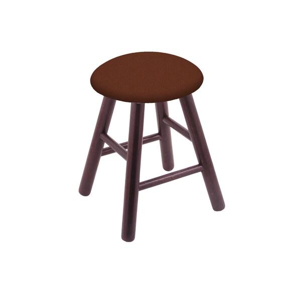 Holland Bar Stool Co Oak Vanity Stool, Medium Finish, Canter Storm Seat - RC18OSDC023