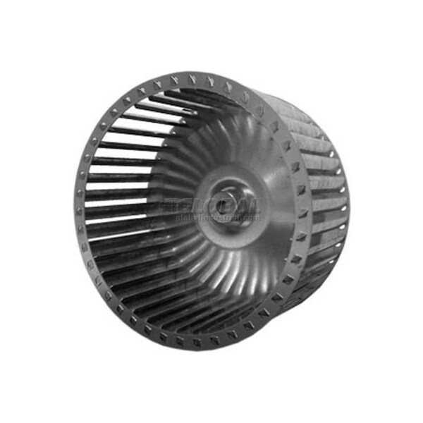 Lau Single Inlet Blower Wheel, 8-1/2in Dia., CCW, 1650 RPM, 1/2in Bore, 3-3/16inW, Galvanized - 020487-68