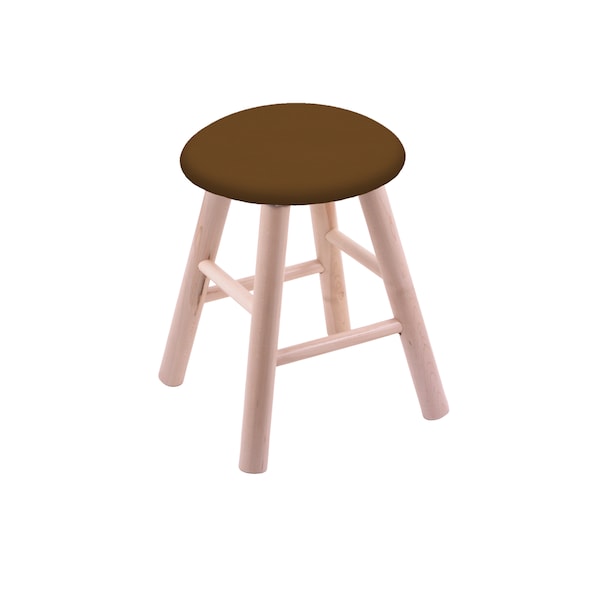 Holland Bar Stool Co Maple Vanity Stool, Natural Finish, Canter Kiwi Green Seat - RC18MSNAT001