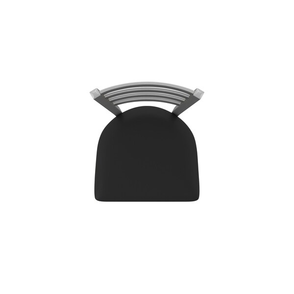 Holland Bar Stool Co 410 Jackie Stainless Steel 36in Swivel Bar Stool with Black Vinyl Seat - 41036SSBLKVINYL