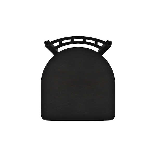 Holland Bar Stool Co 30" Swivel Bar Stool, Black Wrinkle, Canter Espresso Seat - 81030BW003