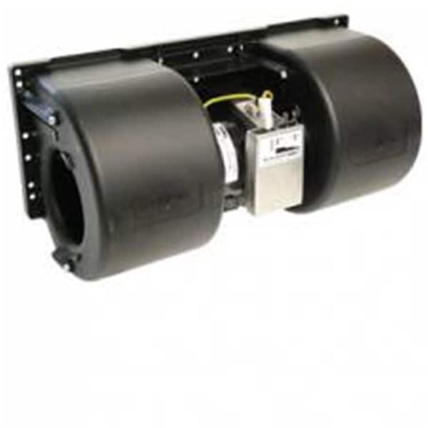Spal Advanced Technologies Double Wheel 12V Plastic Centrifugal Blower Motor - Black - SPA30006707