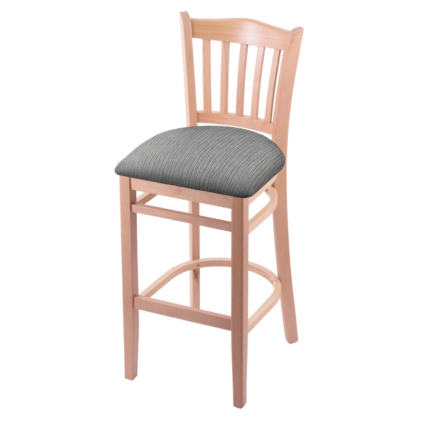 Holland Bar Stool Co 30" Bar Stool, Natural Finish, Graph Seat - 312030NAT020