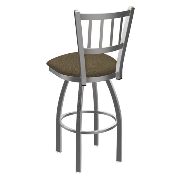 Holland Bar Stool Co 810 Contessa Stainless Steel 36in Swivel Bar Stool with Graph Cork Seat - 81036SS017