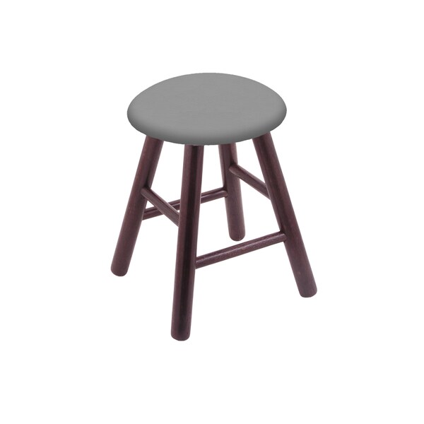 Holland Bar Stool Co Oak Vanity Stool, Dark Cherry Finish, Graph Parrot Seat - RC18OSDC007
