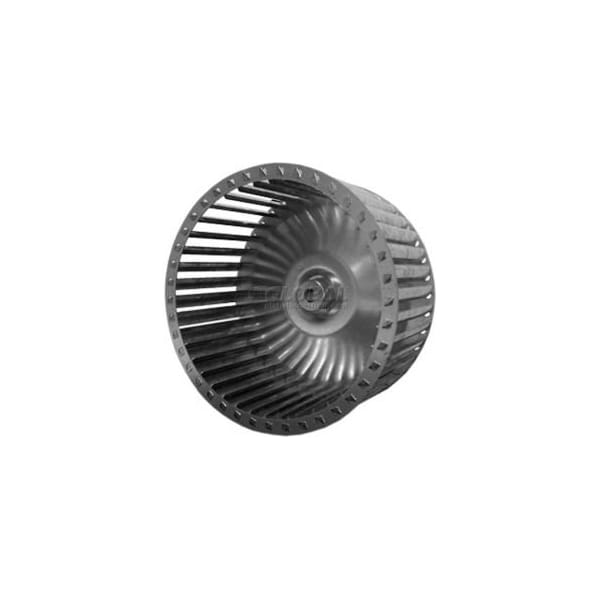Lau Single Inlet Blower Wheel, 6-5/16" Dia., CW, 2000 RPM, 1/2" Bore, 2-1/16"W, Galvanized - 028957-41