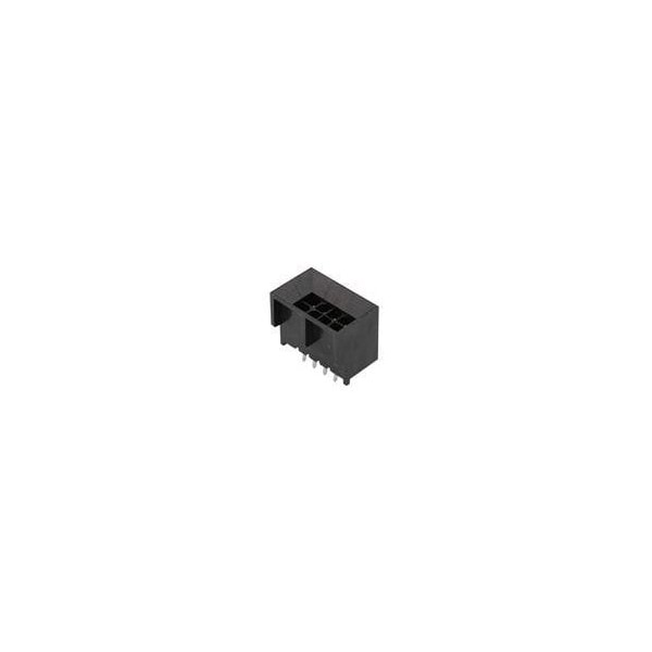 Molex Rectangular Power Connector, 8 Contact(S), Male, Solder Terminal, Receptacle - 444320803