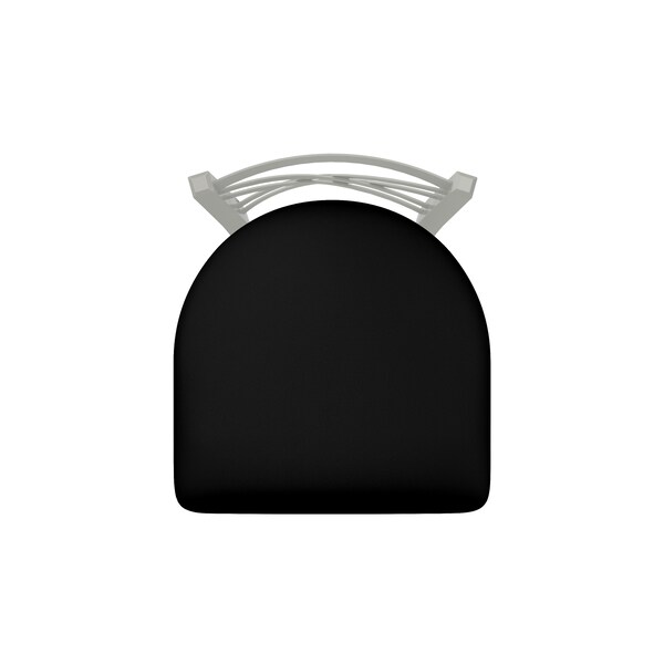Holland Bar Stool Co 30" Swivel Bar Stool, Nickel Finish, Black Vinyl Seat - 82030ANBLKVINYL