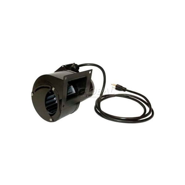 J & D Manufacturing J&D Shaded Pole Blower, Square Opening, with Damper Door and Cord, 148 CFM, 115V - VBM148A-PC