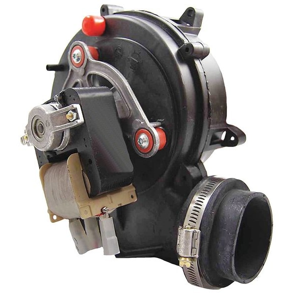 Packard Draft Inducer, 115, Metal, 8 1/2 in W, 5 1/4 in H, 1.9/2.4" Inlet and Outlet Dia. - 48332