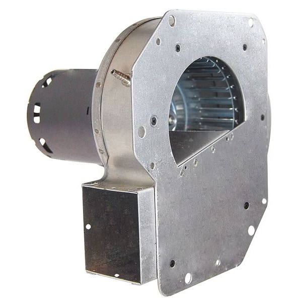 Packard Draft Inducer, 115, Steel, 7 7/64 in W, 6 45/64 in H, 4/2.5x2.2 Inlet and Outlet Dia. - 66003
