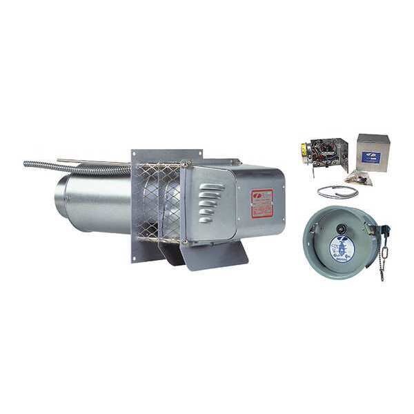 Field Controls Power Venter, 115, Aluminum Steel, 9 in W, 9 in H, 4 Inlet and Outlet Dia. - SWG-4G