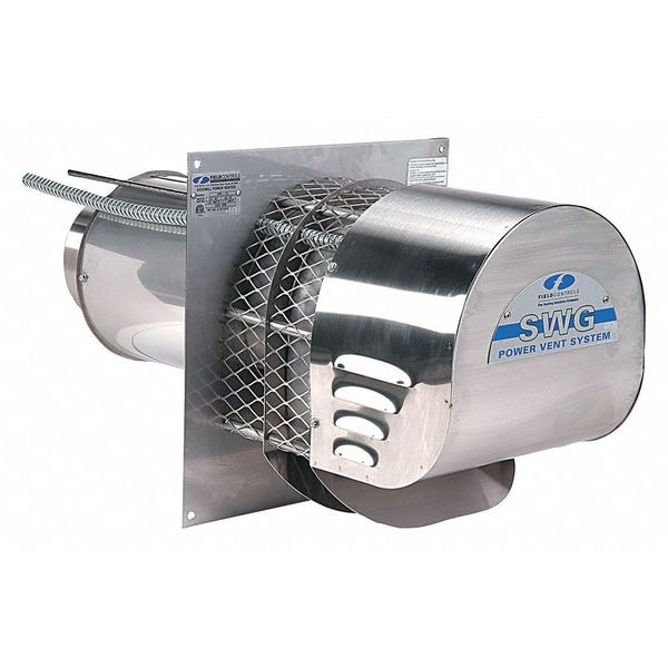 Field Controls Power Venter, 115, Stainless Steel, 11 in W, 11 1/2 in H, 4 Inlet and Outlet Dia. - SWG-4HDS