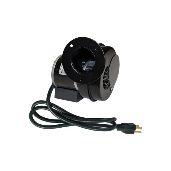 J & D Manufacturing J&D PSC Inflation Blower VBM60A-PC, Round Opening, with Damper Door and Cord, 60 CFM, 115V - VBM60A-PC