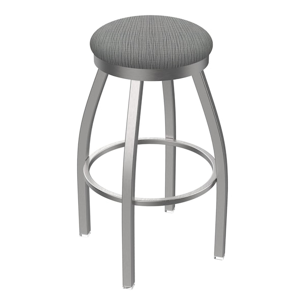 Holland Bar Stool Co 802 Misha Stainless Steel 36in Swivel Bar Stool with Graph Alpine Seat - 80236SS020