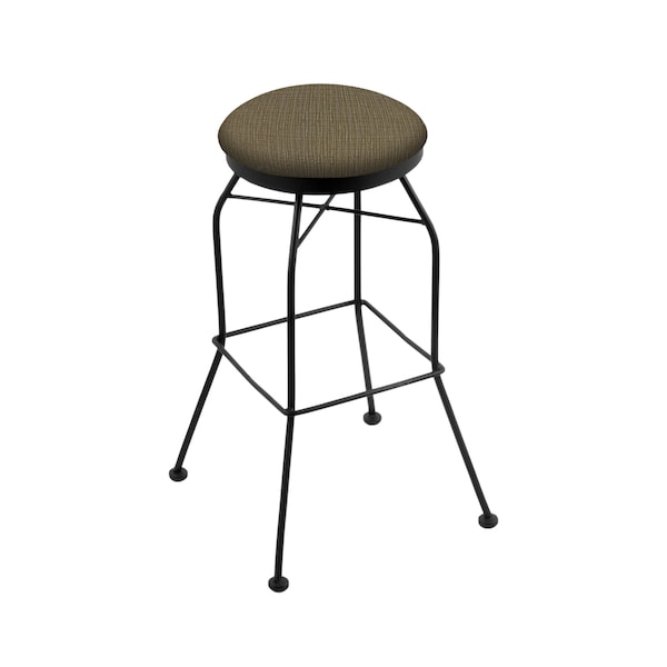 Holland Bar Stool Co 30" Swivel Bar Stool, Black Wrinkle, Graph Cork Seat - 302030BW017