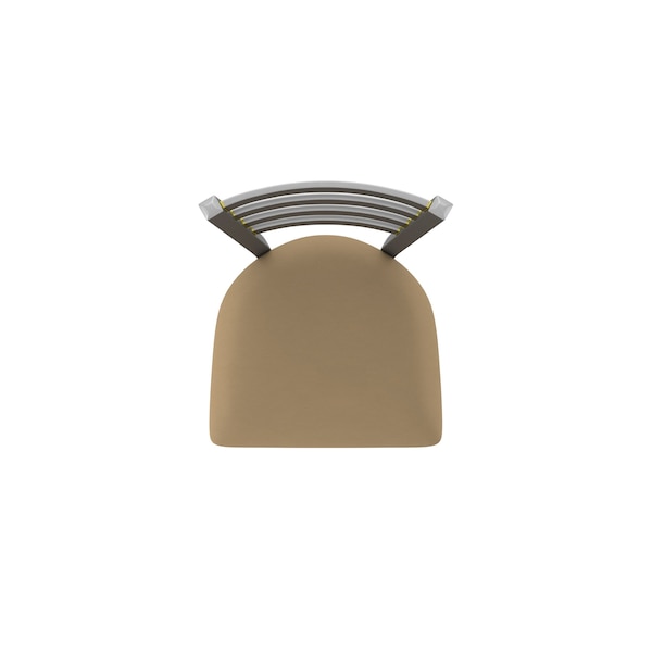 Holland Bar Stool Co 410 Jackie Stainless Steel 36in Swivel Bar Stool with Canter Sand Seat - 41036SS013