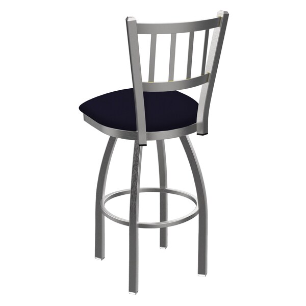 Holland Bar Stool Co 810 Contessa Stainless Steel 36in Swivel Bar Stool with Canter Twilight Seat - 81036SS002