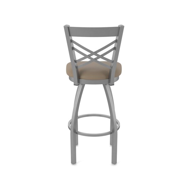 Holland Bar Stool Co 820 Catalina Stainless Steel 36in Swivel Bar Stool with Canter Earth Seat - 82036SS006