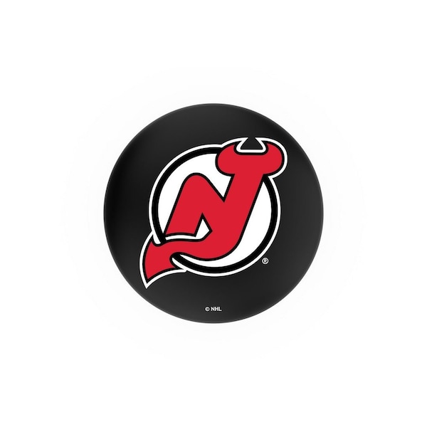 Holland Bar Stool Co 30" Chrome New Jersey Devils Swivel Bar Stool, Accent Ring - L8C2C30NJDEVL