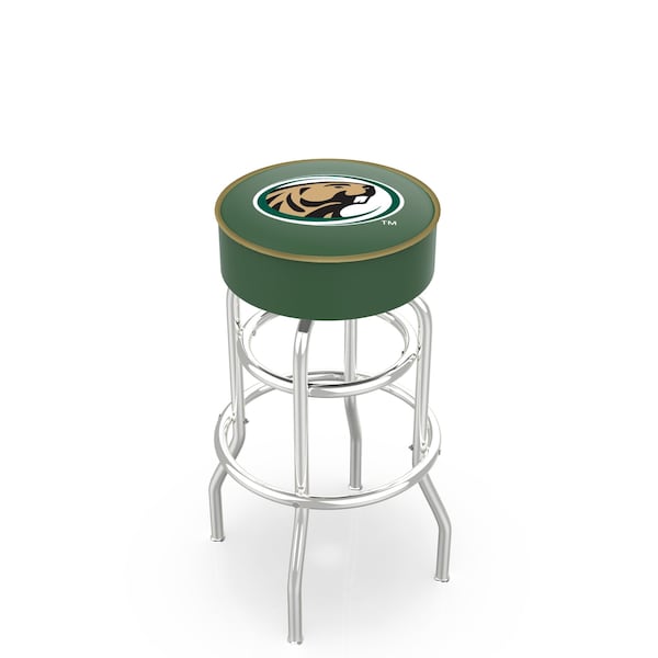 Holland Bar Stool Co 30" Bemidji State Cushion Seat, 2-Ring Chrome Swivel Bar Stool - L7C130BMIJST