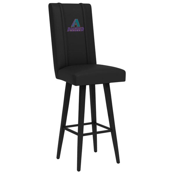 Dreamseat Swivel Bar Stool 2000 with Arizona Diamondbacks Cooperstown Primary Logo - XZ2000BSSBLK-PSCOOP0001