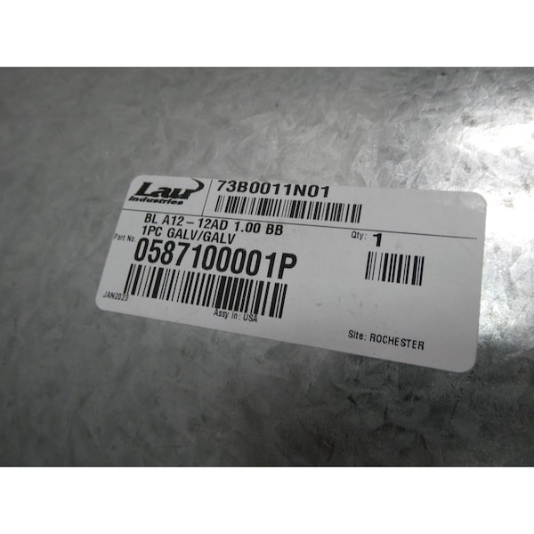 Lau Industries CENTRIFUGAL BLOWER - BL A12-12AD 1.00 BB 0587100001P
