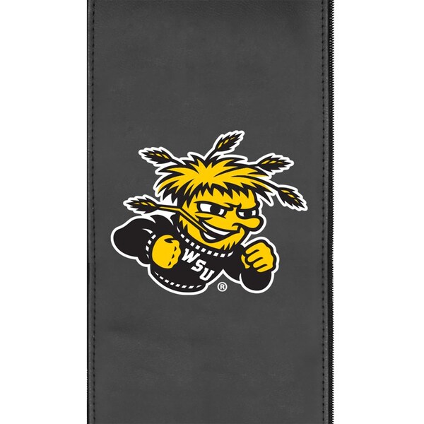 Dreamseat Bar Stool 500 with Wichita State Alternate Logo, 2PK - XZ500BSDBLK-PSCOL13787A