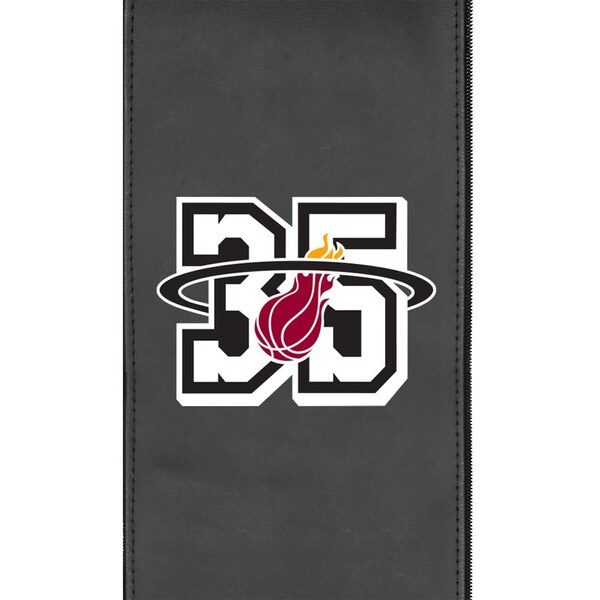 Dreamseat Bar Stool 500 with Miami Heat Team Commemorative Logo, 2PK - XZ500BSDBLK-PSNBA31045A