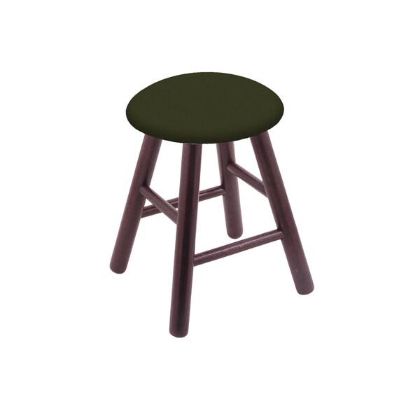 Holland Bar Stool Co Oak Vanity Stool, Dark Cherry Finish, Graph Coal Seat - RC18OSDC010