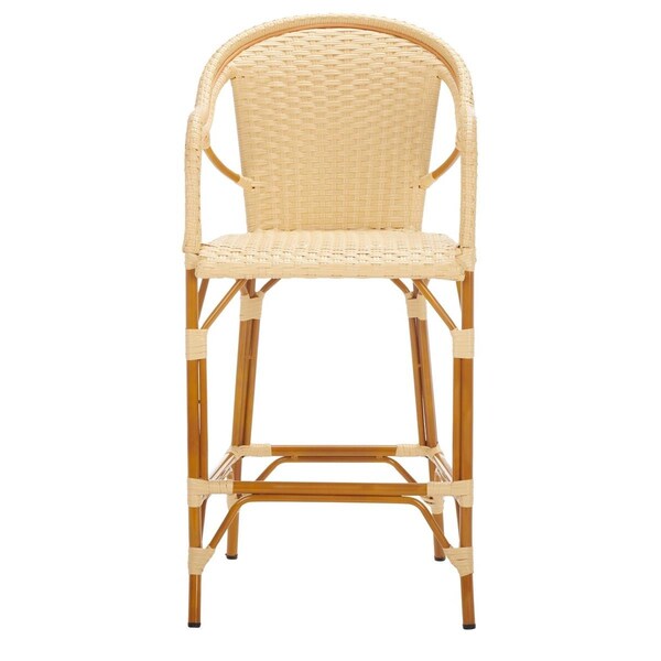 Safavieh 22.5 x 25.5 x 46.5 in. California Bar Stool, Natural - PAT7535A