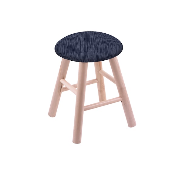 Holland Bar Stool Co Maple Vanity Stool, Natural Finish, Graph Tidal Seat - RC18MSNAT014