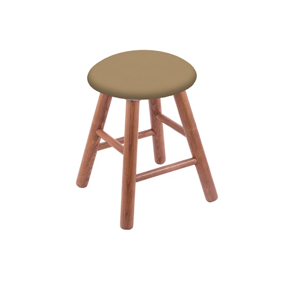 Holland Bar Stool Co Oak Vanity Stool, Medium Finish, Graph Poppy Seat - RC18OSMED013